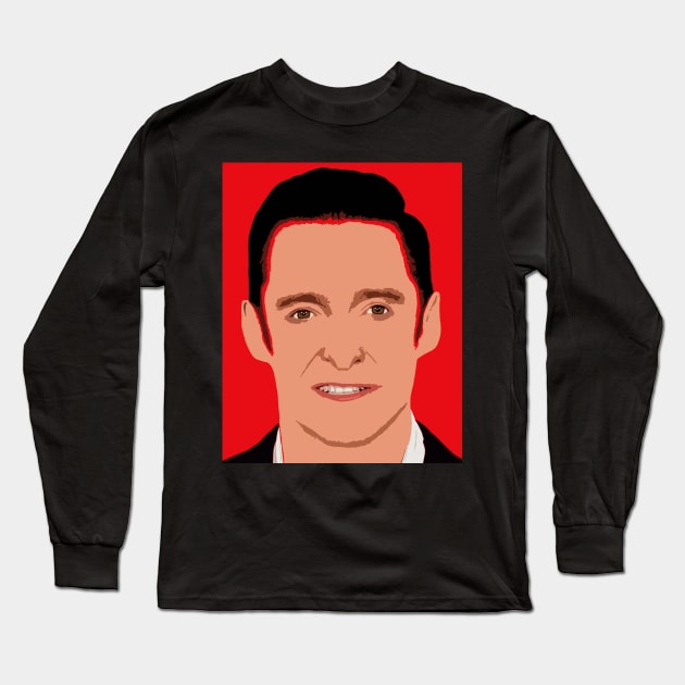 hugh jackman Long Sleeve T-Shirt by oryan80